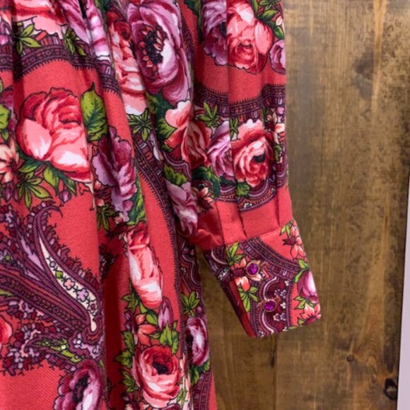 Bohemian Long Sleeve Dress - Picture 7 of 10